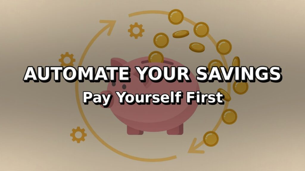 Automate savings pay yourself first
