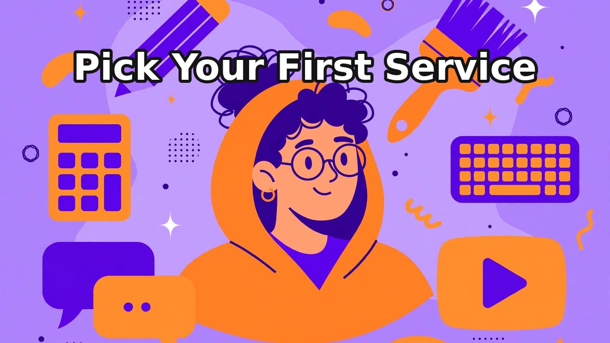 Pick your first freelance service as a beginner without experience