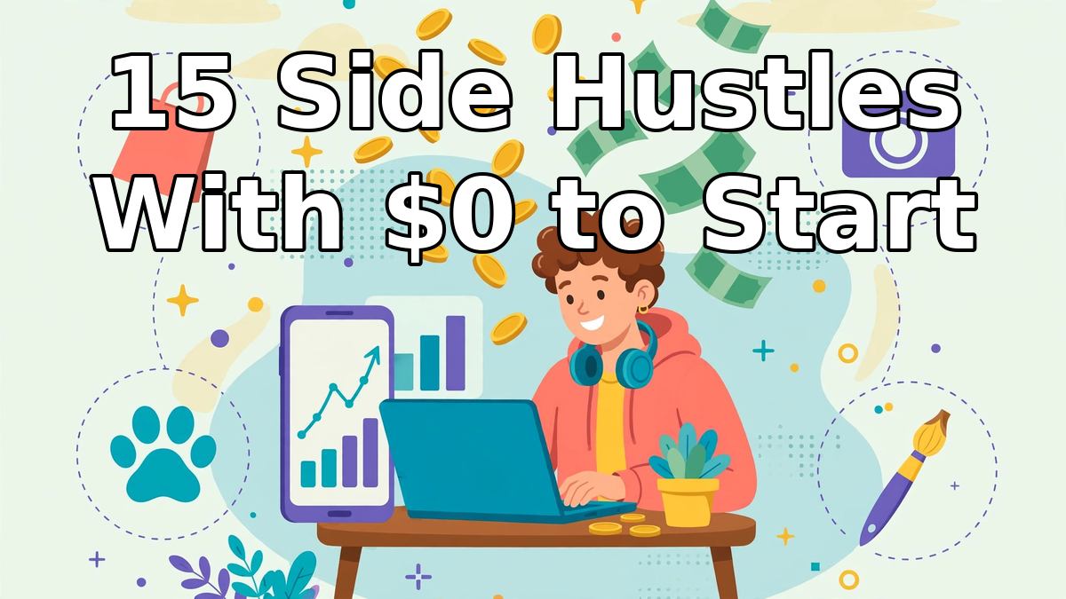 15 legit side hustles with no money to start