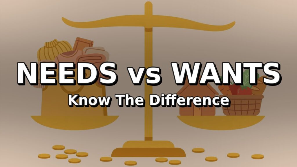Needs vs wants budgeting