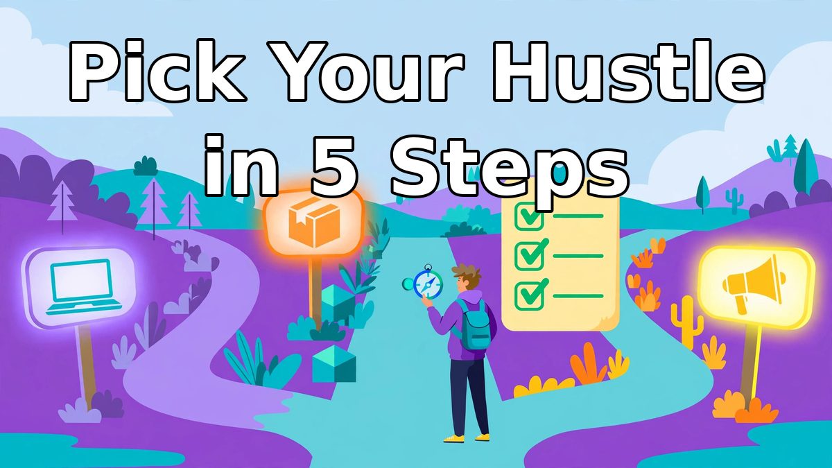 Pick your side hustle in 5 steps